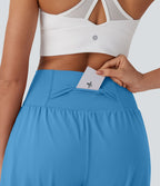 Short de yoga SoftlyZero™ Airy 2-en-1 taille très haute avec poches et effet frais InstantCool 17,5 cm