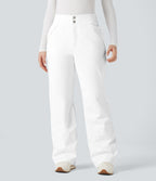 Pantalon randonnée chauffant bootcut taille haute avec poches