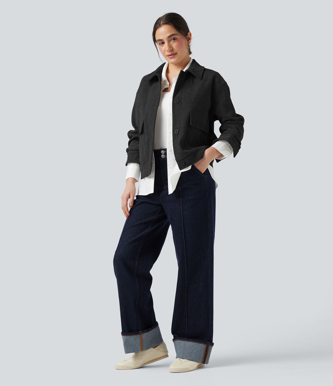 Veste manches longues avec poches