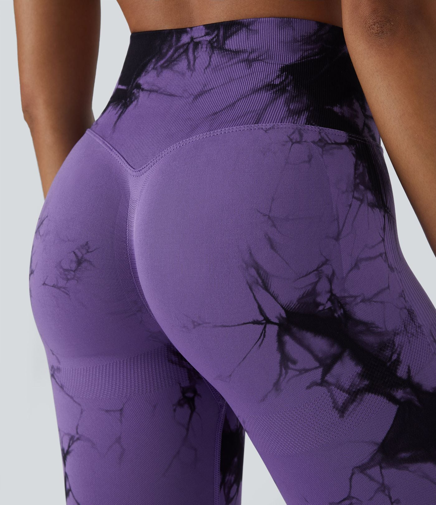 Legging yoga taille haute tie-dye sans couture OneForm Seamless Flow