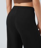 Pantalon décontracté SpacerTek™ droit, taille mi-haute avec cordon de serrage et poches