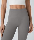 Legging de yoga 7/8 sans couture Seamless gainant et sculptant à taille haute