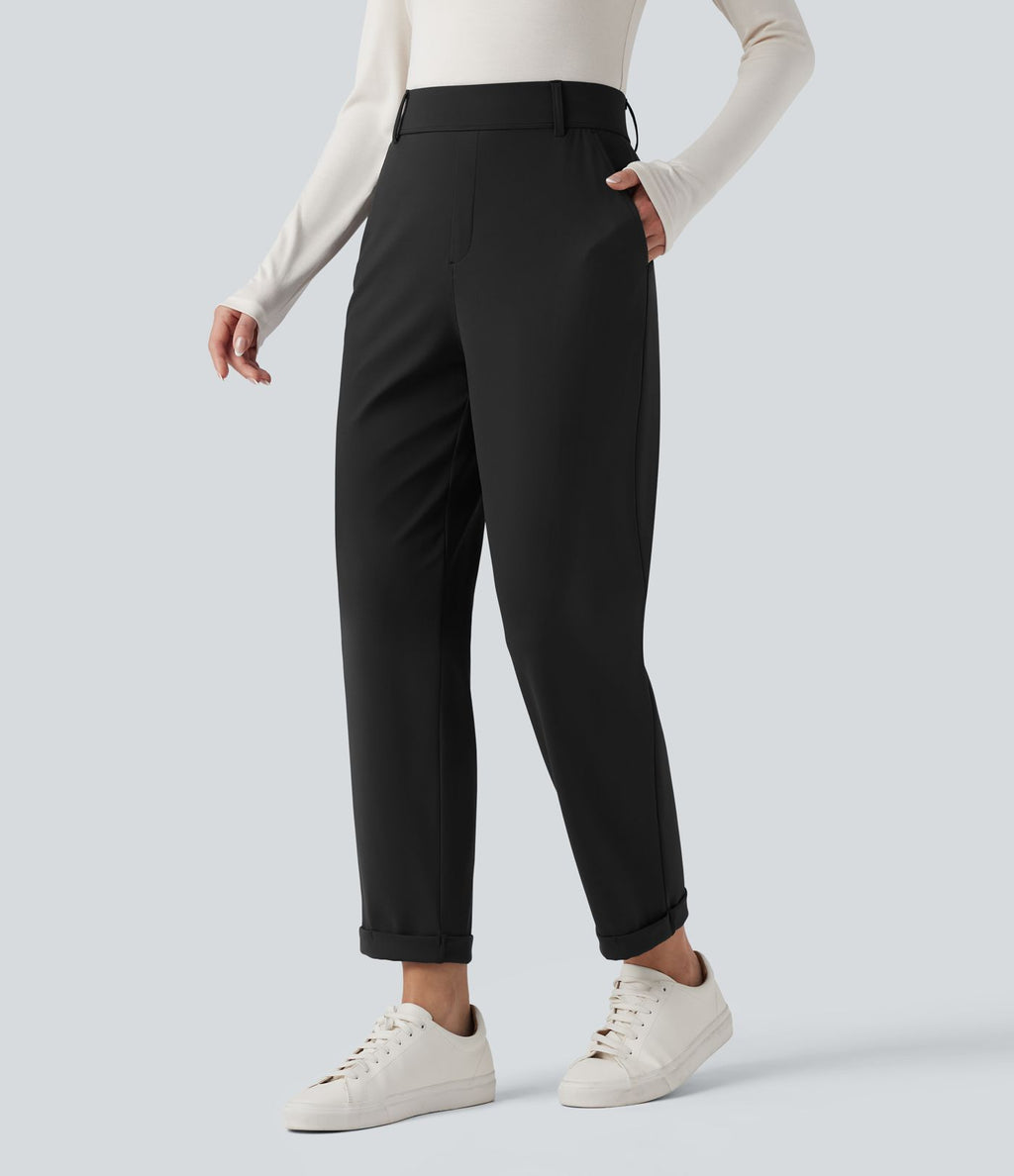 Patitoff™ 2.0 Pantalon casual fuselé taille haute anti-poils d'animaux avec poches