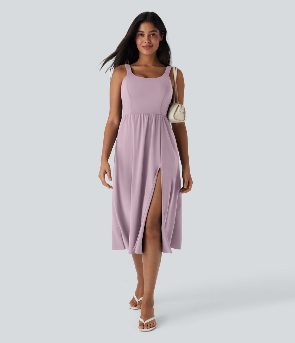 Robe décontractée mi-longue SoftlyZero™ Airy avec coques et effet frais InstantCool avec poches, bonnets E-G