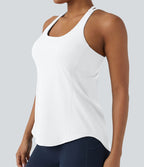 Débardeur running Halara UltraSculpt™ col rond dos croisé bonnets E-G