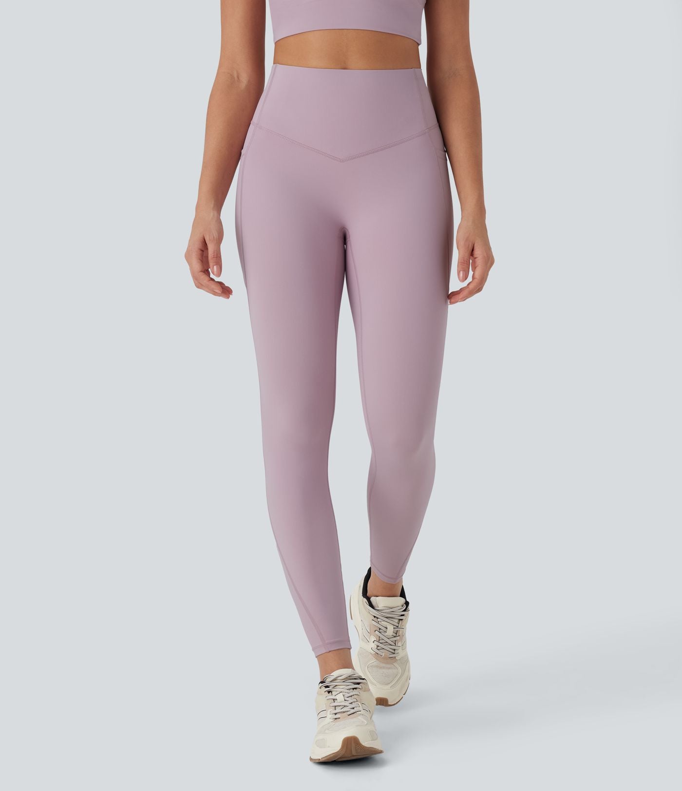 Legging 7/8 de yoga gainant galbant taille haute avec poches Halara UltraSculpt™