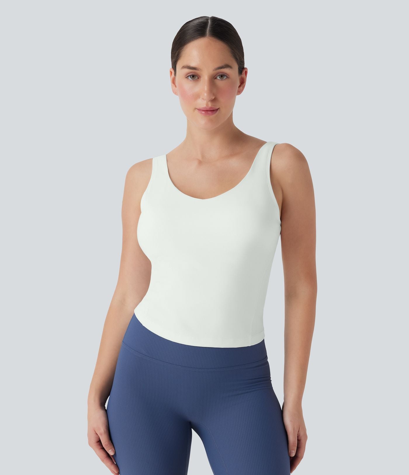 Débardeur course SoftlyZero™ Plush col V rembourré E-G