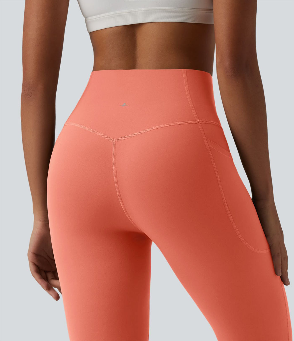 Halara UltraSculpt™ Legging de yoga évasé gainant taille haute avec poches