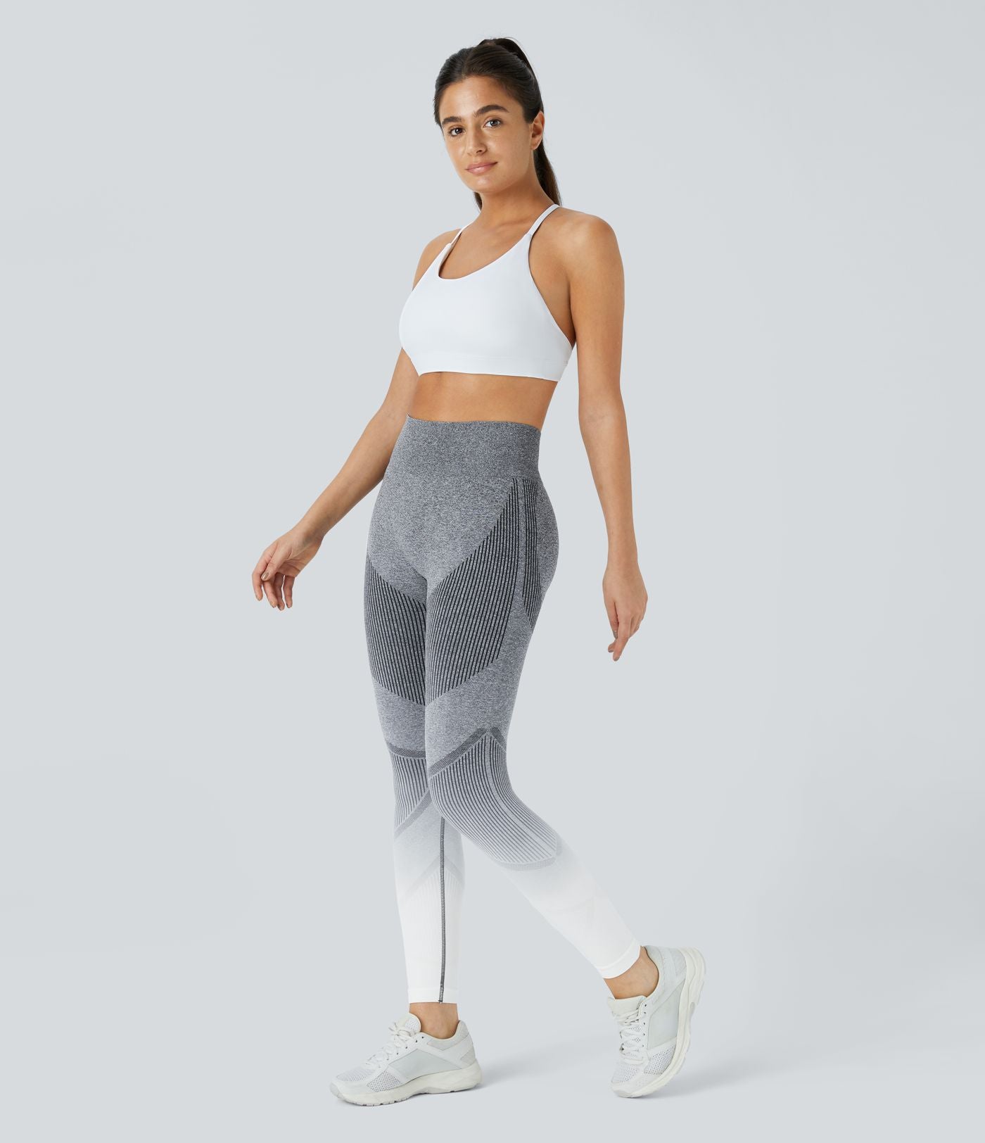Legging running taille haute dégradé sans couture OneForm Seamless Flow