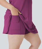 Robe de sport grande taille dos nu Softlyzero™ Plush - longueur rallongée - Easy Peasy Edition