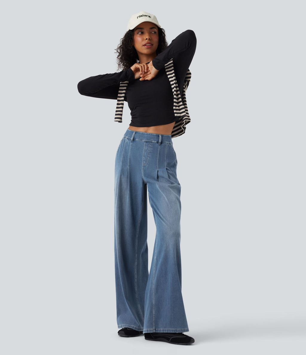 Jean large Halara Flex™ taille mi-haute avec poches