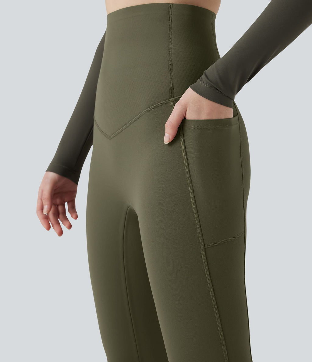 Legging d'entraînement Halara UltraSculpt™ Extra Heat taille ultra-haute gainant avec poches