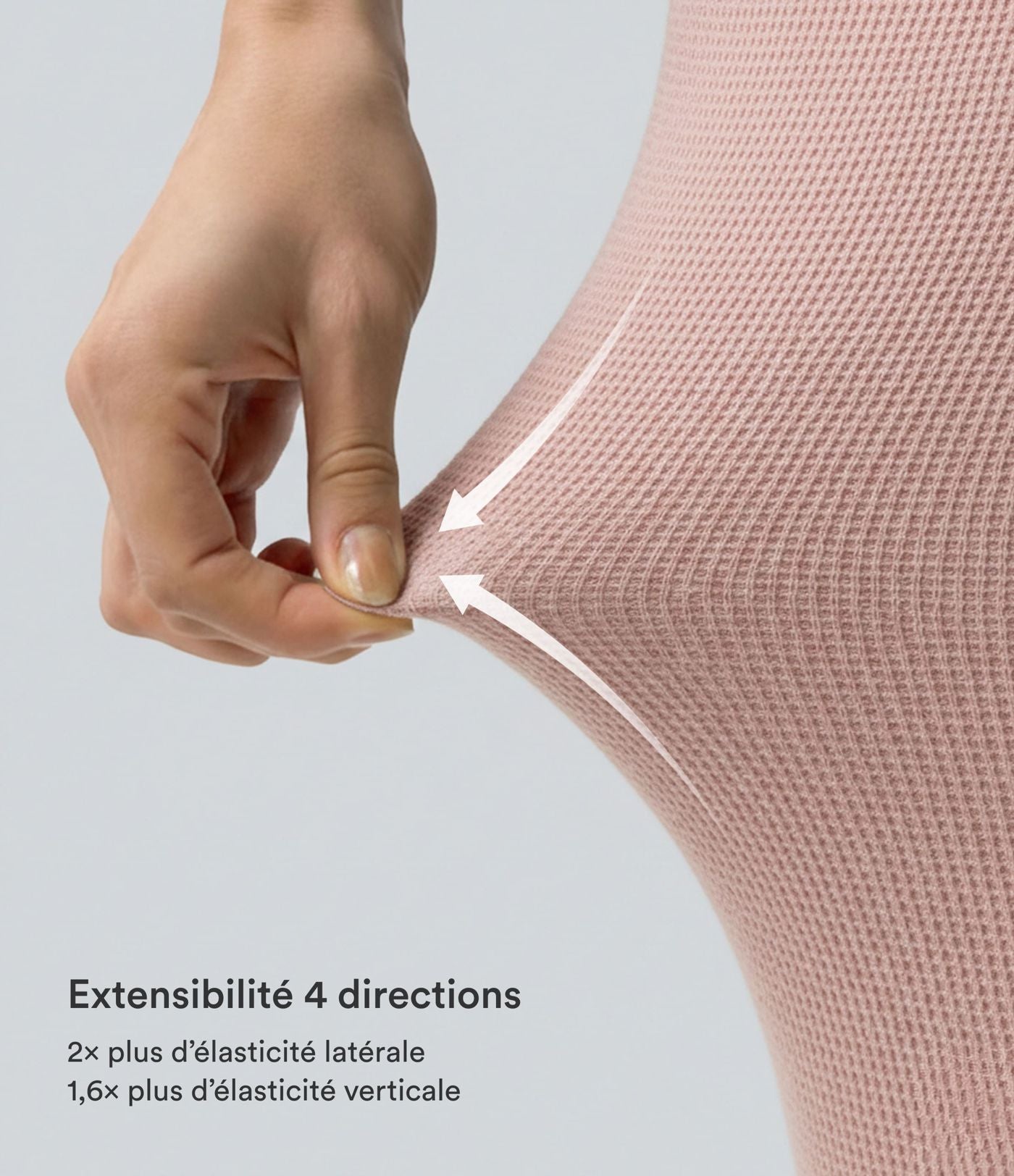 Halara Flex™ Pantalon Tailleur en tissu gaufré à taille haute, jambes larges, plis et poches latérales