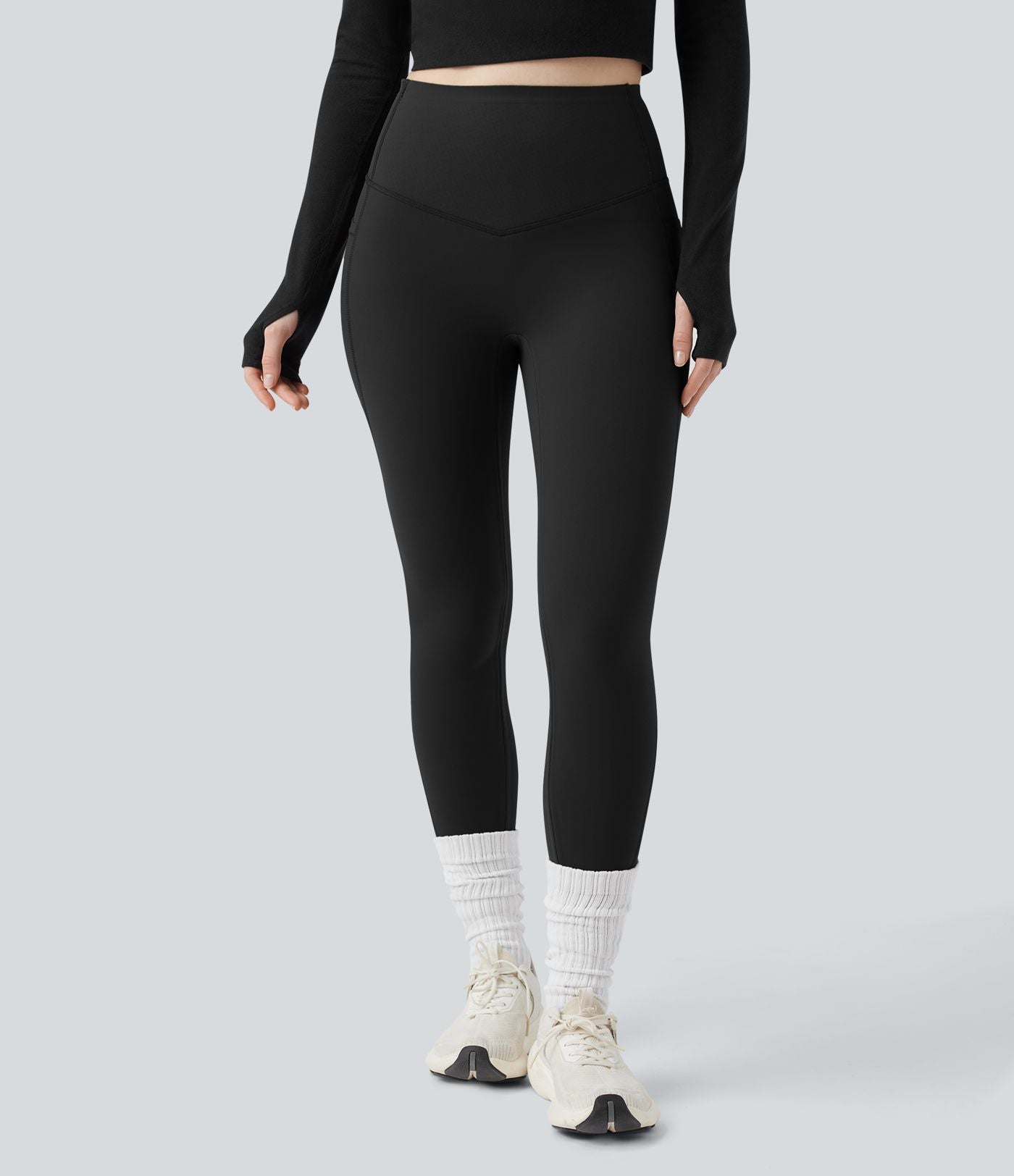 Legging de yoga gainant taille haute extra chaud Halara UltraSculpt™ avec poches