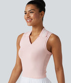 Débardeur de tennis OneForm Seamless Flow à revers color block en maille respirante