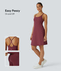 Softlyzero™ Airy Robe Sport Dos Nu Découpé Sangle Réglable Poche 2-en-1 Cool Touch Robe-Easy Peasy Edition-UPF50+ Plus Longue