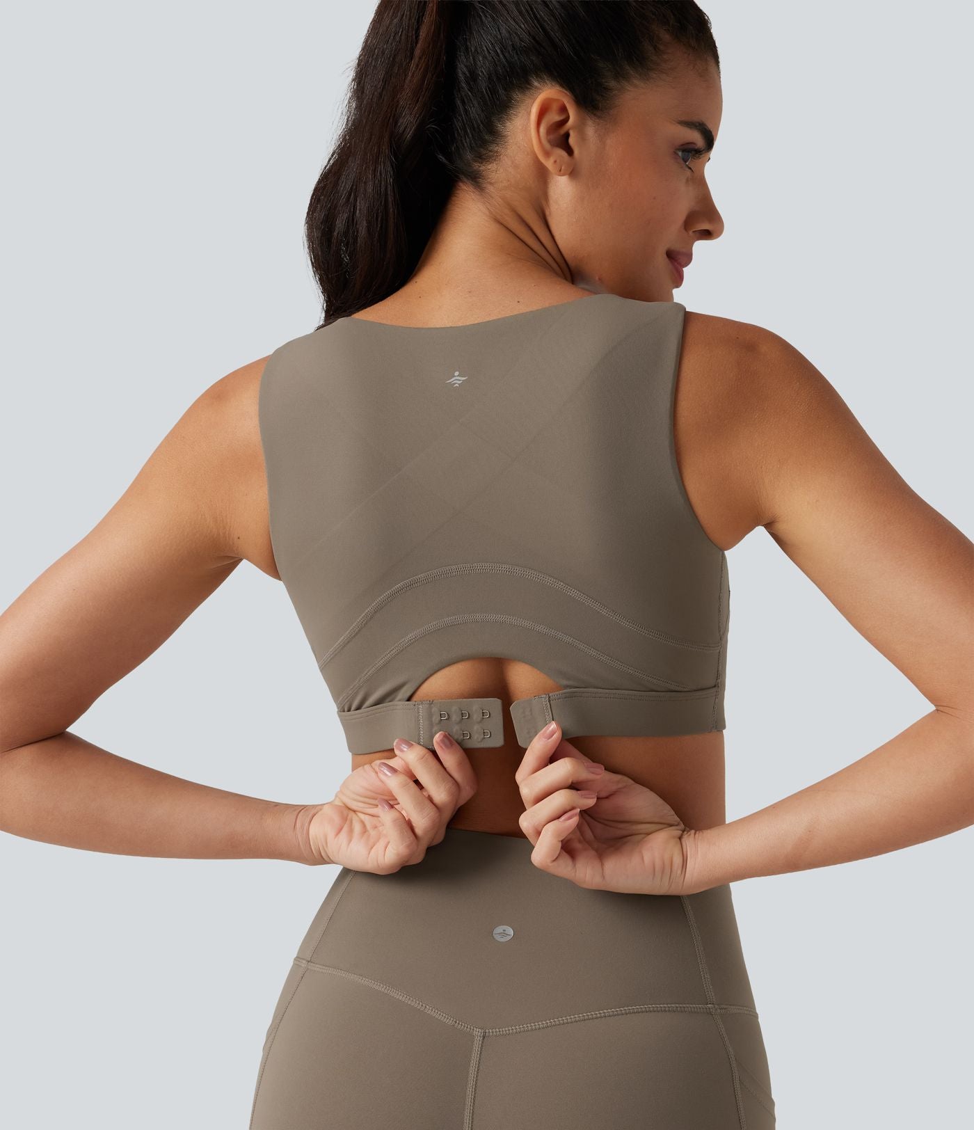 Brassière de sport d'entraînement push-up à maintien moyen UltraSculpt™ avec col U et brassière intégrée