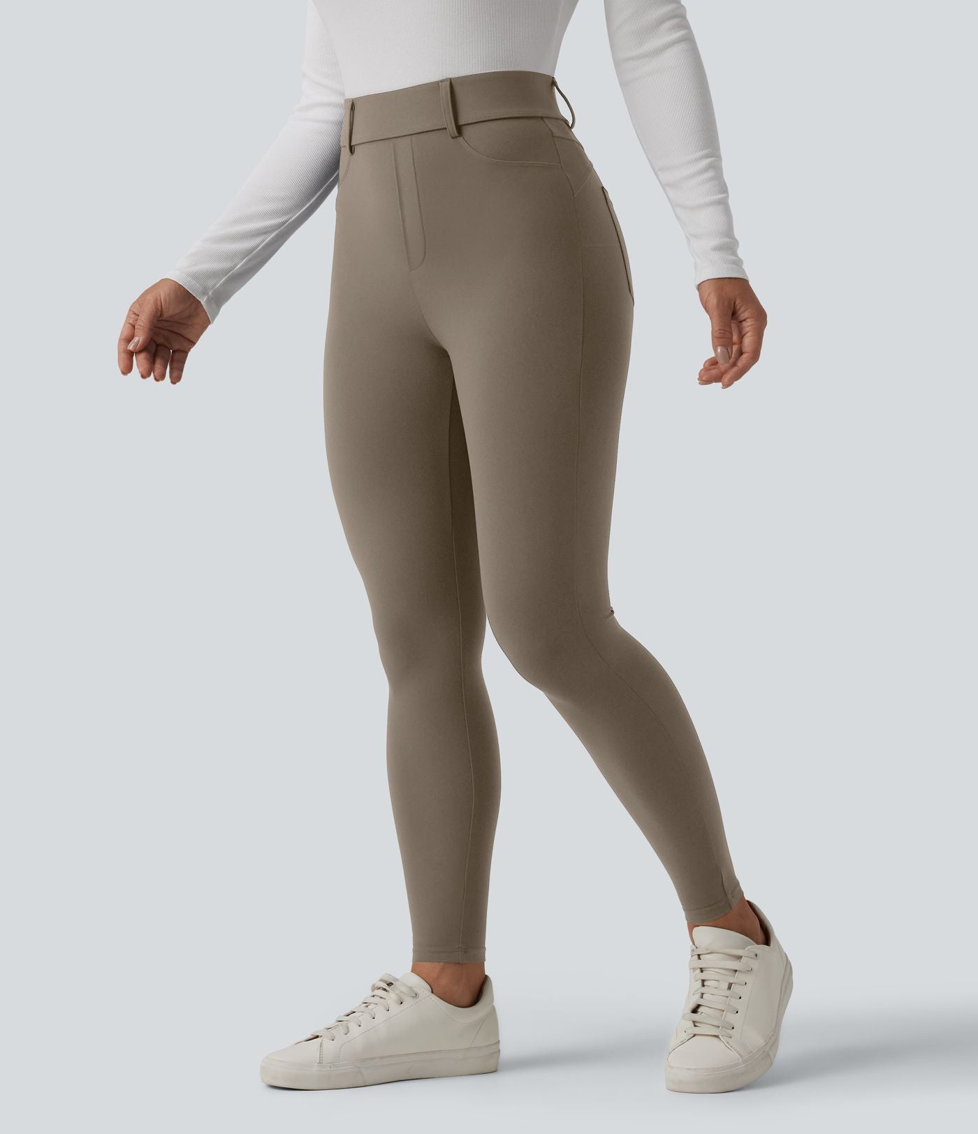 Legging décontracté 7/8 Halara UltraSculpt™ taille haute avec poches