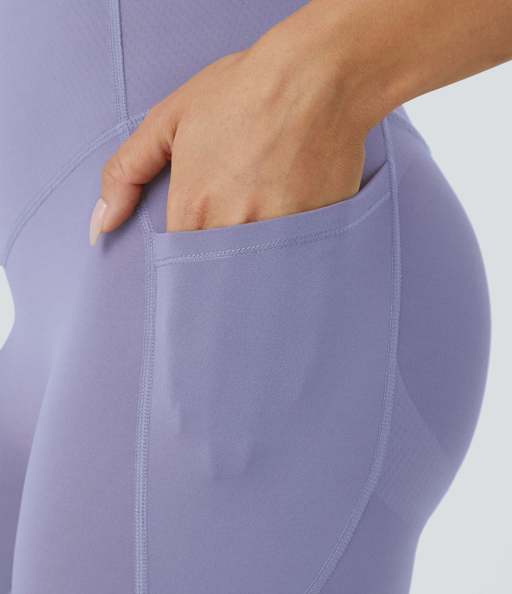 Legging d'entraînement gainant galbant taille haute avec poches Halara UltraSculpt™