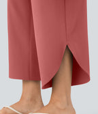 Pantalon fluide resort Breezeful™ à séchage rapide, coupe fendue et effet ventre plat