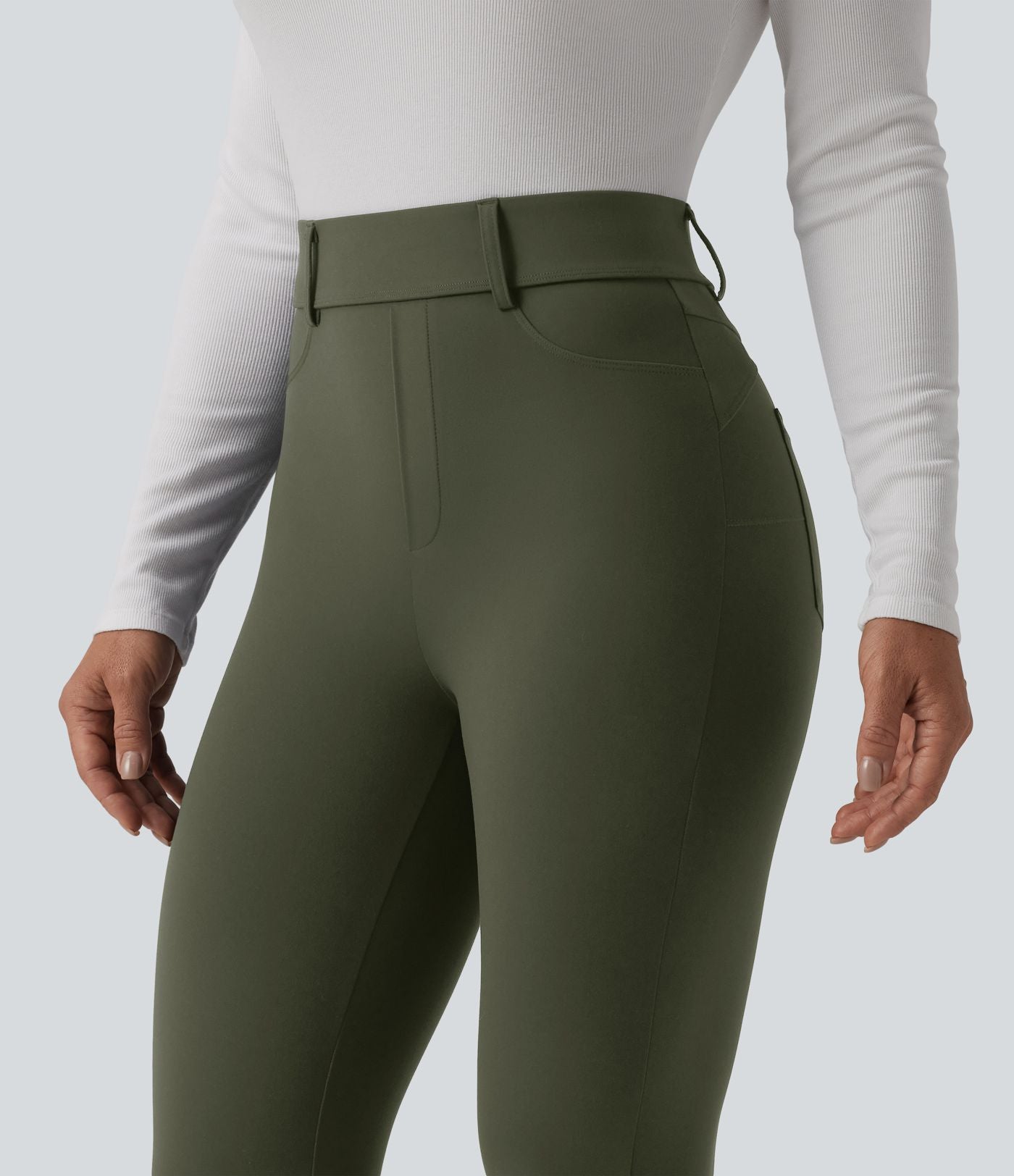 Legging décontracté 7/8 Halara UltraSculpt™ taille haute avec poches
