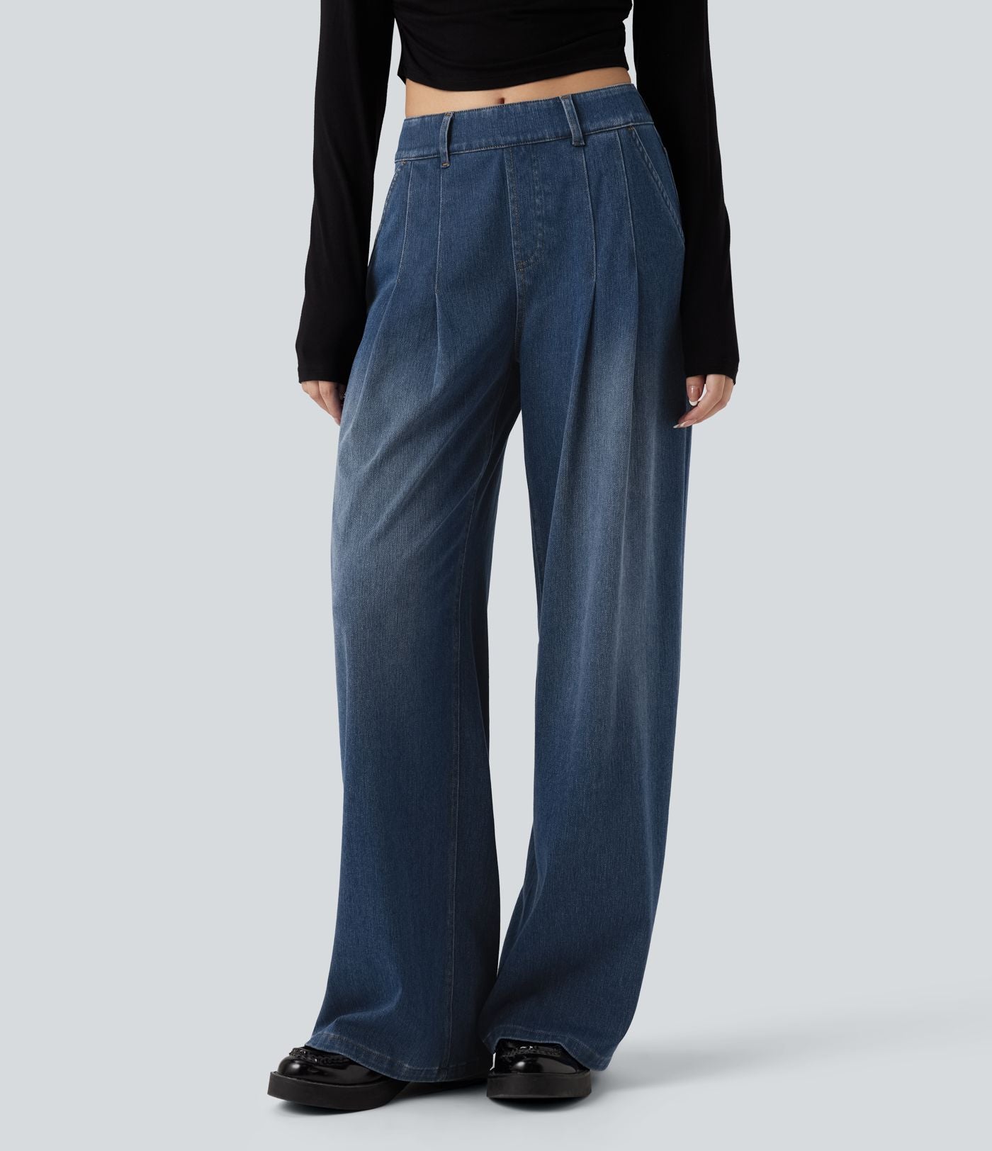 Jean large Halara Flex™ taille mi-haute avec poches