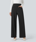 Pantalon de travail coupe droite taille haute Halara Flex™ DayStretch avec poches