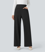 Pantalon de travail coupe droite taille haute Halara Flex™ DayStretch avec poches