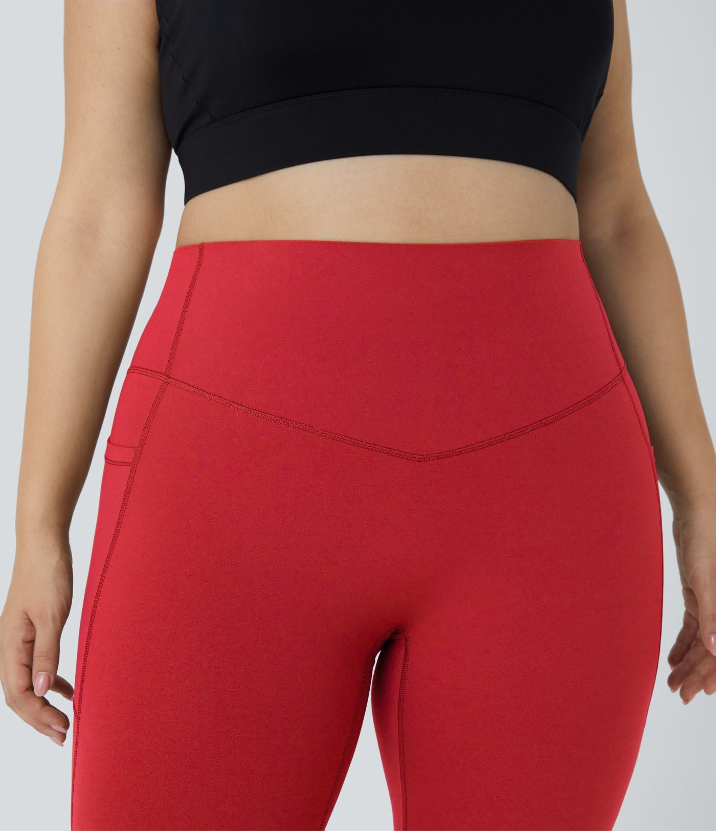 Legging d'entraînement gainant taille haute grande taille avec poches Halara UltraSculpt™