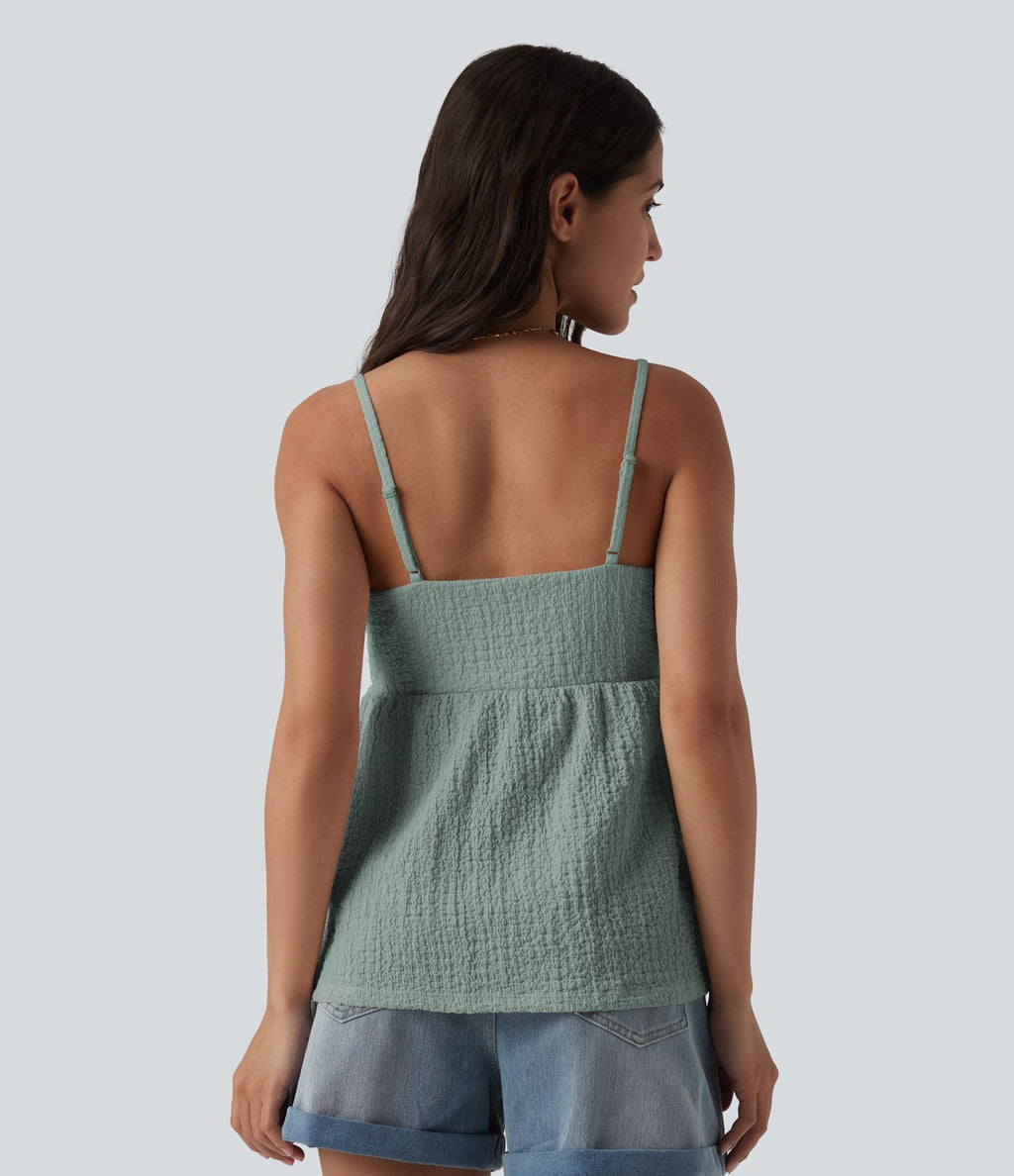Débardeur col V avec brassière intégrée
