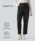Patitoff™ 2.0 Pantalon casual fuselé taille haute anti-poils d'animaux avec poches
