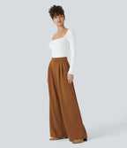 Pantalon de travail Halara Flex™ ample taille haute avec poches