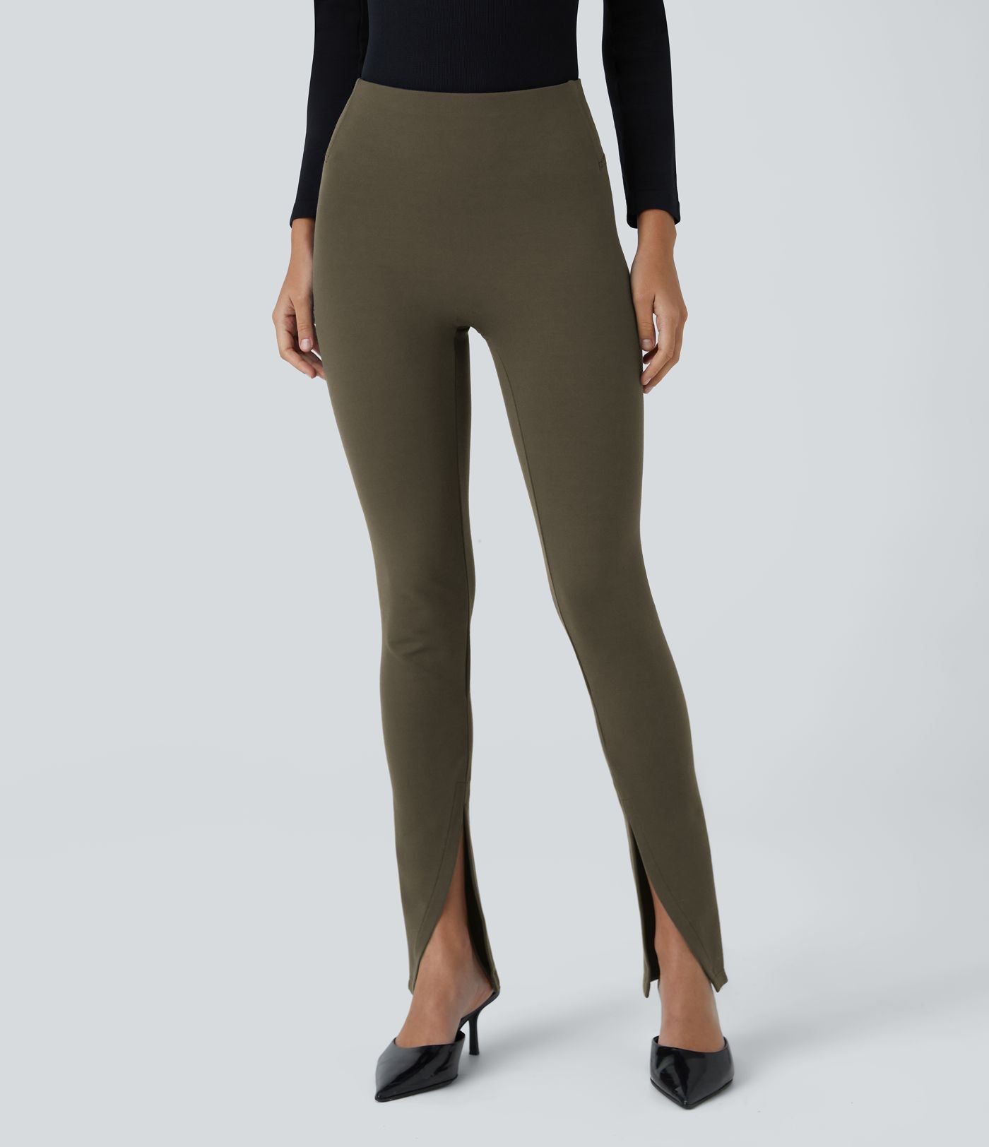 Pantalon tailleur devant taille haute Halara Flex™