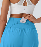 Short de yoga SoftlyZero™ Airy 2-en-1 taille très haute avec poches et effet frais InstantCool 17,5 cm