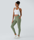 Softlyzero™ Legging Unis Poches Croisées