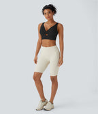 Brassière yoga SoftlyZero™ Airy maintien léger découpes effet frais InstantCool, bonnets E-G