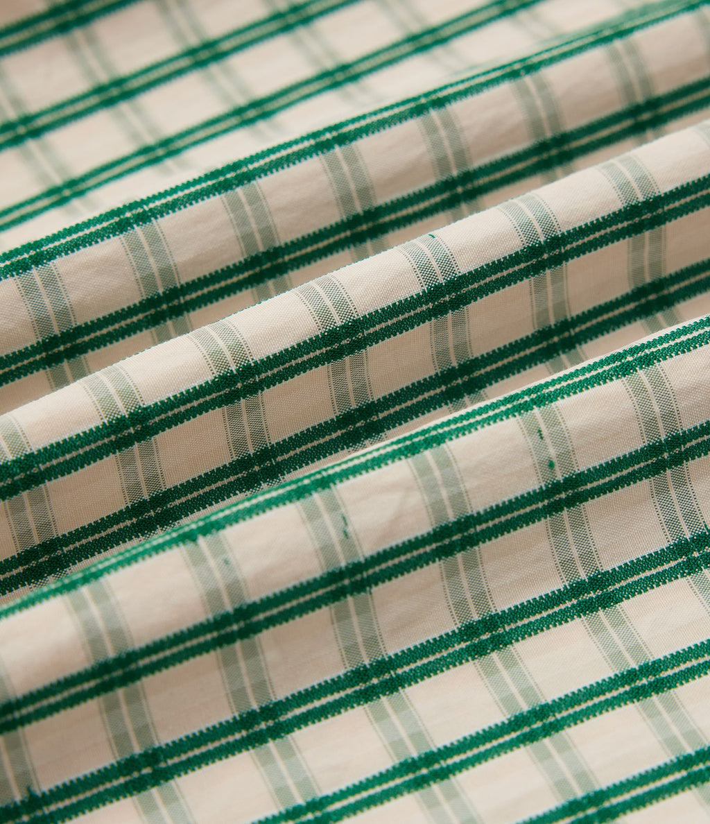 Pantalon large décontracté à carreaux taille mi-haute avec cordon de serrage et poches