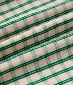 Pantalon large décontracté à carreaux taille mi-haute avec cordon de serrage et poches