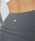 Pantalon de yoga évasé thermique taille haute avec poches latérales