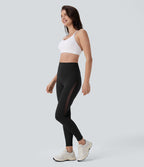 Legging 7/8 d'entraînement gainant taille haute avec mesh contrastant et zip arrière DayStretch avec poches
