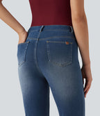 Jean évasé Halara Flex™ taille haute avec poches