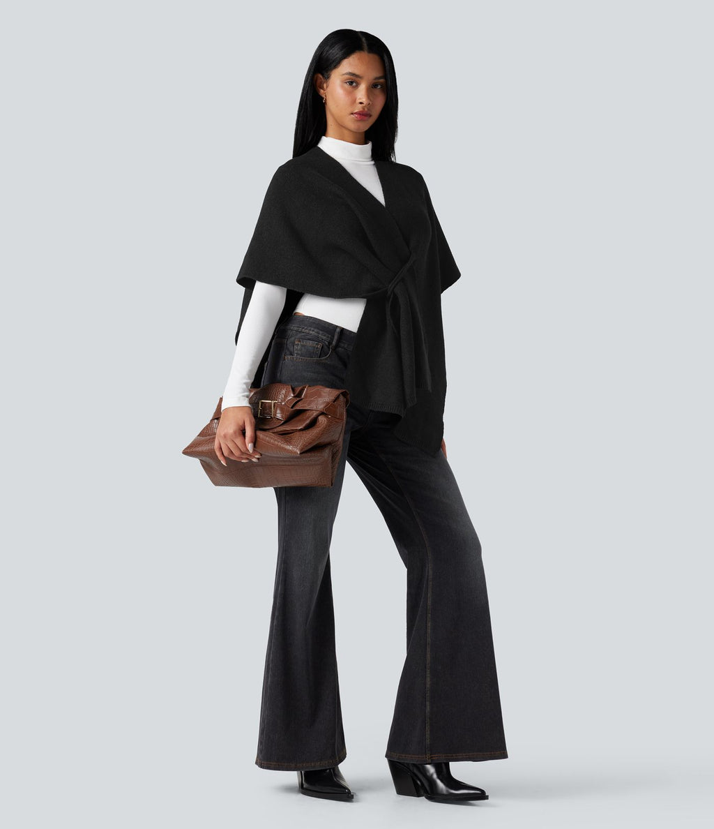 Boléro pull cape tailleur