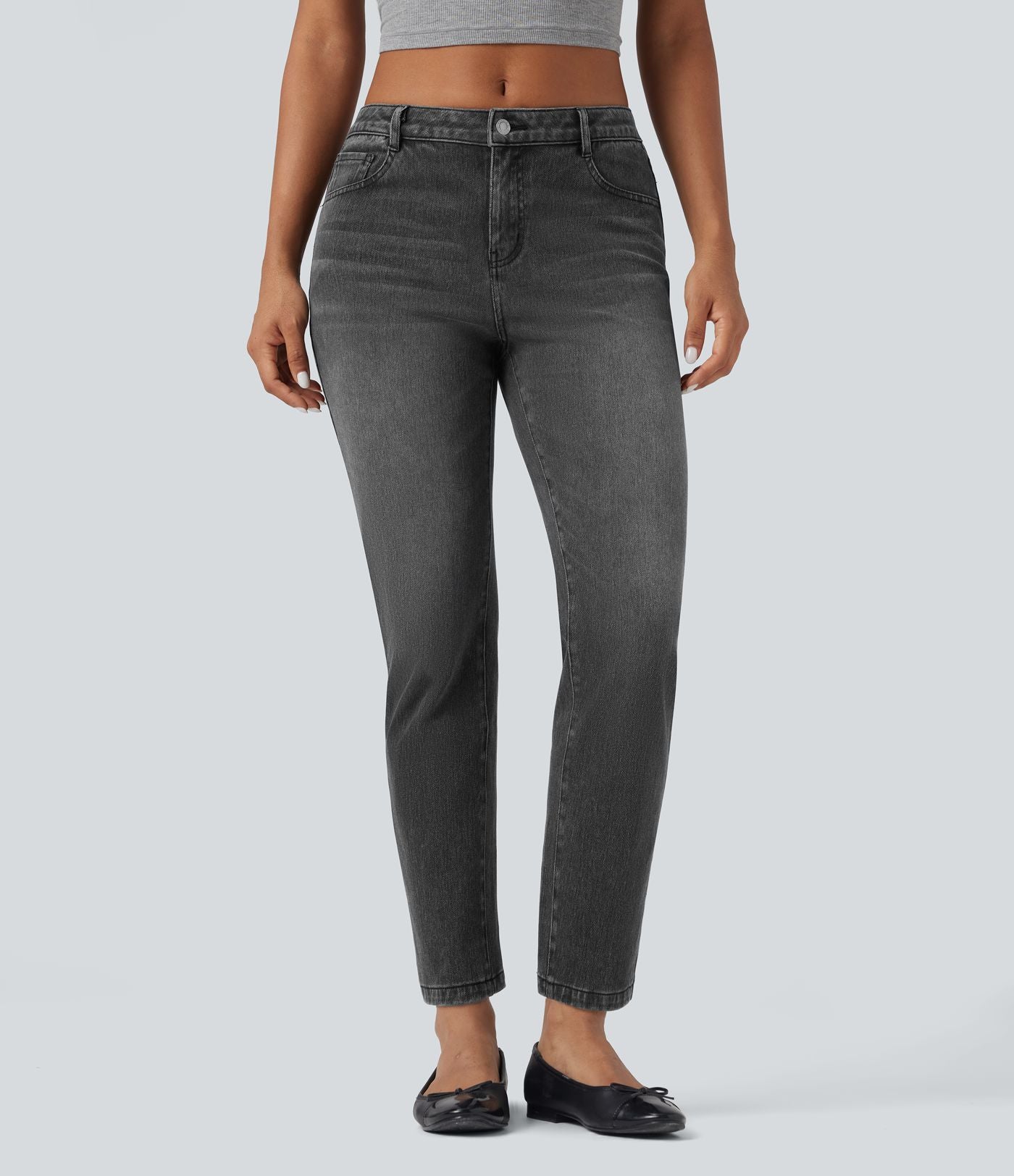 Jean slim Halara Flex™ taille mi-haute 7/8 avec poches