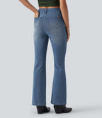 Legging denim bootcut Halara Flex™ gainant effet push-up taille haute avec poches
