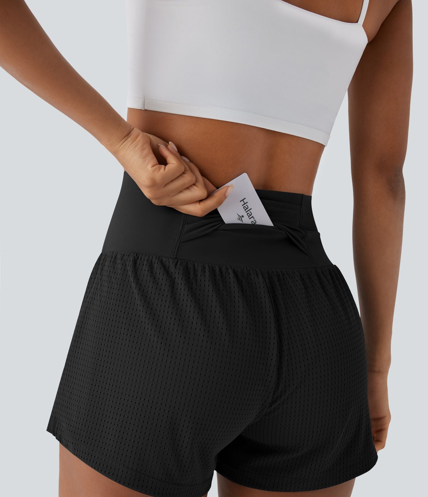 Legging d'entraînement gainant taille haute avec poches Halara UltraSculpt™