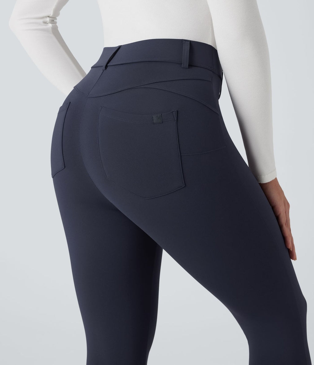 Legging thermique SoftlyZero™ Plush 7/8 taille haute avec poches