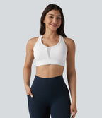 Halara UltraSculpt™ Brassière de sport d'entraînement maintien modéré, dos nageur avec boucle ajustable et mesh respirant