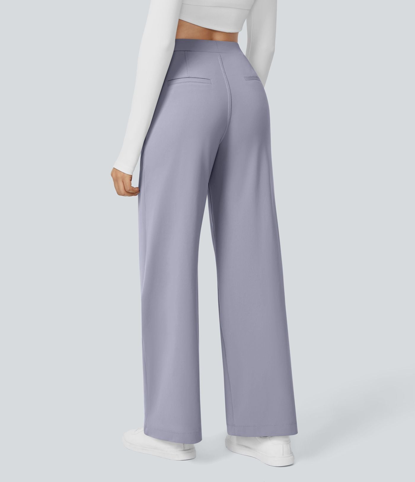 Pantalon tailleur Halara Flex™ DayStretch coupe droite taille haute avec poches