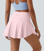 Jupe de tennis mini 2-en-1 quotidienne SoftlyZero™ Airy avec croisement, poche latérale et effet frais InstantCool, Lucid, protection solaire UPF50+