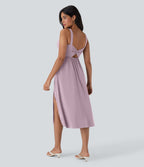 Robe décontractée mi-longue SoftlyZero™ Airy avec coques et effet frais InstantCool avec poches, bonnets E-G